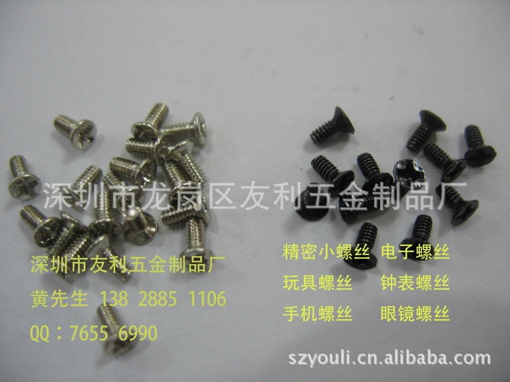 精密小螺丝/电子螺丝/玩具螺丝/钟表螺丝/螺丝/眼镜螺丝