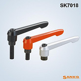 SANKQ SK7018加厚鋅合金可調(diào)手柄 M5 M6 M8 M10 M12 M16